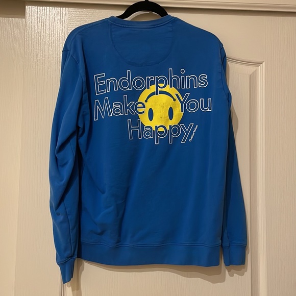 OV Outdoor Voices Endorphins Make You Happy Sweatshirt Unisex Small - Picture 3 of 4